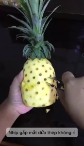 4 Cây Dụng Cụ Gắp Mắt Thơm (Mắt Dứa) Inox Cao Cấp – Gọt Mắt Dứa Nhanh Gọn An Toàn Dễ Sử Dụng - Siêu Rẻ