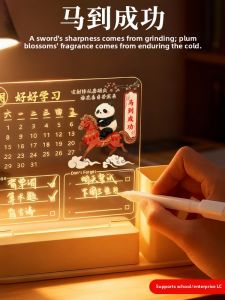 LAIZIXINGXINGDELIPIN | Cartoon Panda Desk Lamp Pen Holder