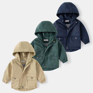 Spring Fall Kids Windproof Hoodie