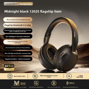 ThinkPlus | Over-ear Wireless Noise Canceling Bluetooth Headset with Microphone
