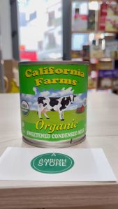 Date 02/26 Sữa đặc có đường hữu cơ California Farms 397g.