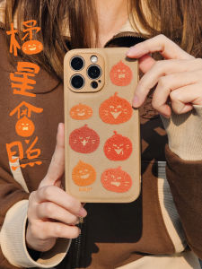 เคสโทรศัพท์มือถือลายแมวสีส้มดีไซน์หรูหรา ปกป้องเต็มรูปแบบ พร้อมรูระบายอากาศ สำหรับ Apple iPhone 15 16 pro Max