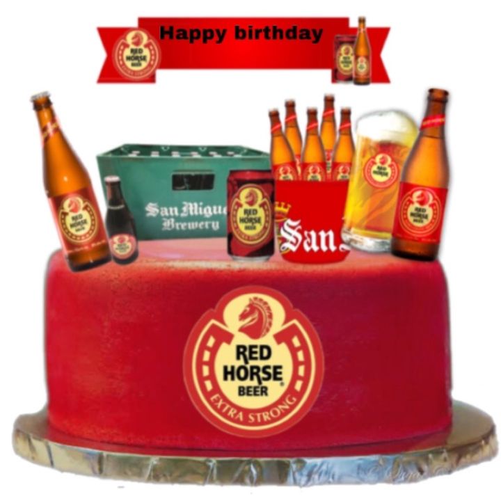 REDHORSE cake topper set | Lazada PH
