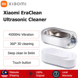 Xiaomi Ultrasonic Cleaning Machine GA03 GA02 GA01 45000Hz Vibration EraClean Ultrasonic Cleaner Machine Contact Cleaner Electronic for Jewelry Eyeglass Pacifier 超声波清洗机