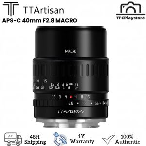 TTArtisan 40mm F2.8 APS-C Macro Lens 1:1 Magnification Manual Focus Camera Lens for Sony E/Canon EOSM/Fuji X/Nikon Z/M43