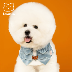 Lambkin Original Western Blues Pet Bandana Striped Small Pet Saliva Towel Cats And Dogs Universal Brand Pet Accessories