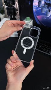 ATB Shockproof Phone Case High Quality Clear Wireless Charging Magnetic Suction Cell Phone Case for iPhone 16