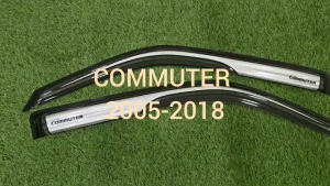กันสาด กันลม คิ้ว สีบรอน ทรงTRD Hiace Commuter 2005 2006 2007 2008 2009 2010 2011 2012 2013 2014 015 2016 2017 2018 ใส่ร่วมกันได้ A