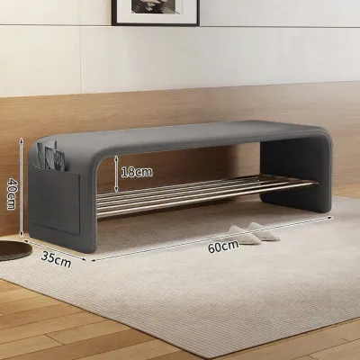 Luxurious Entryway Shoe Bench with Storage