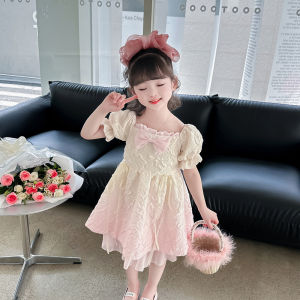 Váy Công Chúa Mùa Hè Cho Bé Gái Váy Sinh Nhật Váy Công Chúa Ngọt Ngào Váy Dài Vừa Phải Váy Ngắn Tay Váy Công Chúa Cho Bé Gái