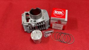 เสื้อสูบ wave57 ปลอกนอก 64 มิล + ลูก AIR คาเซ่57 (ปาดหลบ 4 วันละ) สำหรับรถ wave S/R/I บังลมหัวฉีด (รถคาบูขอน๊อตอุดทางร้านได้ฟรี)