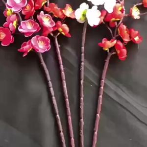 1 Nhân Tạo Mùa Xuân Hoa Mận Đào Nhánh Hoa Lụa Nhà Tiệc Cưới Giáng Sinh Vòng Hoa Trang Trí Phụ Kiện