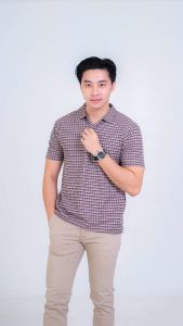 Baju Kerah Classic Polo Knit Pria Dewasa