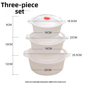Microwave Safe Round Lunch Box Large