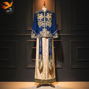 ชุดแต่งงานสไตล์จีนสำหรับผู้ชาย ชุดแต่งงานแบบโบราณ ชุดแต่งงานขนาดใหญ่ ชุดแต่งงานสำหรับเจ้าสาว ชุดแต่งงานแบบลำลอง ชุดแต่งงานแบบลำลอง