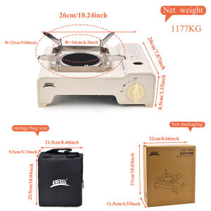 BRS 2600W Quick Heat Wind-Resistant Infrared Cartridge Gas Camping Stove Outdoor Gas Burner