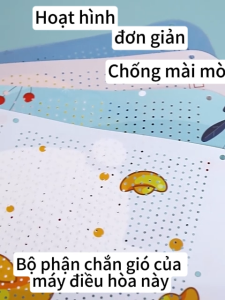 Tấm chắn gió điều hoà tấm chuyển đổi hướng gió điều hoà máy lạnh bảo vệ sức khoẻ gia đình-CA666