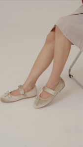 Dianable - Lizzy Beige Flatshoes Sepatu Wanita