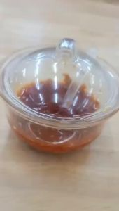 Hũ đựng gia vị chah ớt  satế có muỗng và nắp đậy nhựa Acrylic trong suốt (Hủ 44A/ Hủ 45A)