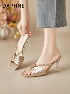Daphne | Crystal Heel Dress Sandals for Women Outdoor Wear