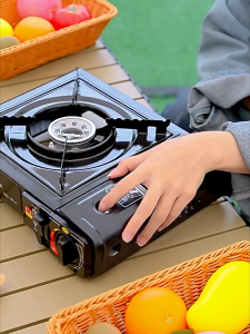 【ปลอดภัย ประหยัดพลังงาน】YAMI เตาแก๊สกระป๋อง เตาแก๊สปิคนิค พลัง 6400KW Gas Stove เตาแก๊สกระป๋องแบบพกพา เตาปิคนิค น้ำหนักเบา สะดวกในการพกพา picnic stove