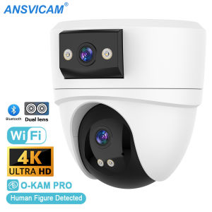 4K 10MP Dual Lens WiFi IP Camera 360° PTZ Security Camera with Night Vision Human Detection Home CCTV Baby Monitor