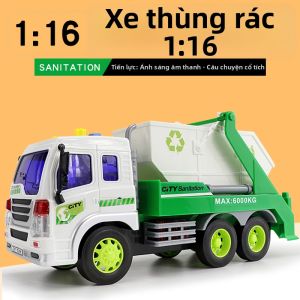 Đồ Chơi Xe Tải Rác Lớn Có quán Tính