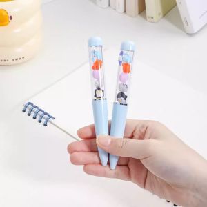 KUKI Collaborative Cat Dog Cartoon Rotating Neutral Pen Collectible Figurine Decorative Item Black Ink Bullet Tip Pen