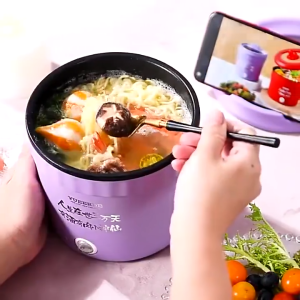 [SG Ready Stock] Mini Electric Cooker 1.2L/1.5L Non-Stick Multi-Function Hot Pot | Noodles Bowl All-in-one 电煮锅 泡面锅