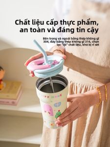 Cốc Đựng Nước Bằng Thép Không Gỉ 316 Dung Tích Lớn Dễ Thương Cốc Đựng Cà Phê Giữ Nhiệt Cho Phụ Nữ Cốc Đựng Nước Lạnh Ice Dominator