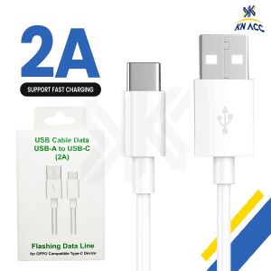 [KN ACC] KABEL DATA CHARGER 2A TIPE TYPE C FAST CHARGING FOR OPPO A5 A9 2020 A16 A38 A33 A52 A53 A54