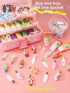 XICAI | DIY Cartoon Hair Clip Making Kit Craft Accessories