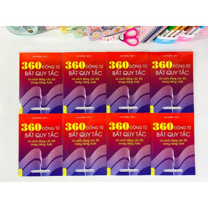 Sách 360 động từ bất quy tắc và cách dùng các thì trong tiếng anh ...