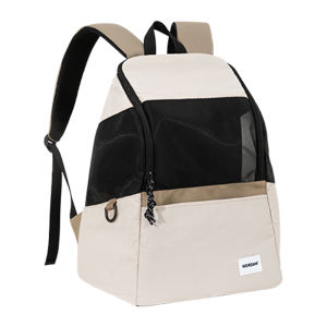 HamshMoc Large Space Pet Travel Bag Lightweight Breathable Kitten Puppy Carrier Backpack Sturdy Comfort With Storage Bag For Small Cats Dogs