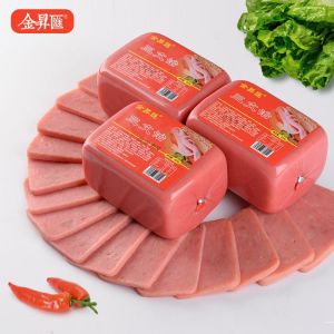 Sandwich ham sausage large root 400g ready-to-eat sandwich square ham sausage breakfast barbecue sausage