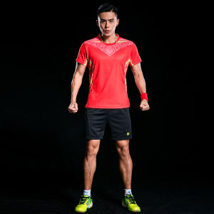 Breathable Badminton Uniform Womens Sportswear Short Sleeve Tennis Skirt Mens Shorts Badminton Kit Sporty Casual Style