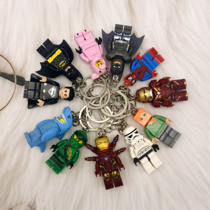 Shark store lego keychain