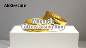 AliKisscafe Vòng Định Lượng Cà Phê Từ Tính 51mm/53mm/58mm Phễu Pha Cà Phê Espresso Phụ Kiện Portafilter Bằng Nhôm Cho Delonghi Breville E61