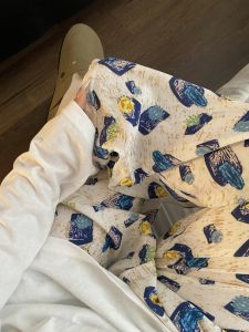 Quần Ống Rộng Bằng Vải Lụa Cotton Cho Nữ Mùa Hè Mỏng Cao Cấp Đi Dạo Quần Điều Hòa Không Khí Quần Ống Rộng