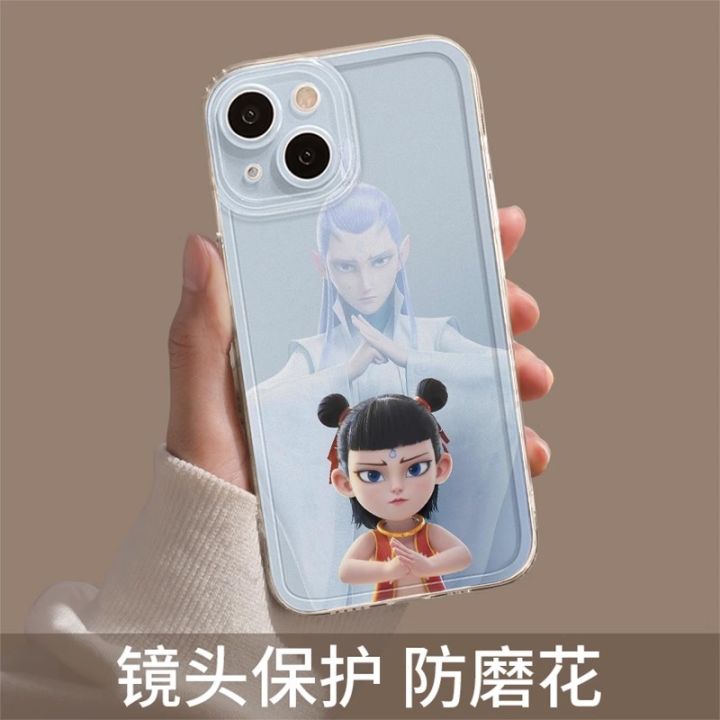 Elastic%20Full%20Cover%20Shockproof%20Silicone%20Case%20for%20iPhone%2013%20pro%20Max%2012%20And%20Mate%2060%20Cartoon%20Style%20Na%20Zha%20Movie%20Anime%20Phone%20Shell%20-%20Image%203