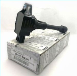 Nissan March Juke Pulsar Almera TIIDA Teana X-Trail Sylphy Note คอยล์จุดระเบิด 22448 - ED000 (เบิร์น Japan)