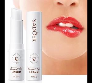 Coconut Lip Balm Refreshing Moisturizing Repair Lip Balm For Men And Women Long-Lasting Hydrating Lip Balm Beauty Skincare