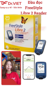Đầu đọc cầm tay FreeStyle Libre 2 Flash Glucose Monitoring System Reader Kit