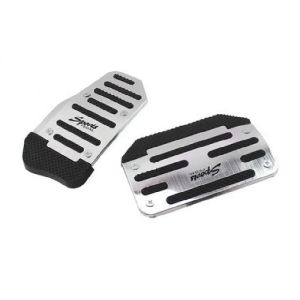 1pcs Universal Non-Slip Car Pedals - Easy Install Safety Accessory for Manual & Automatic Vehicles - Stylish Red & Blue Design
