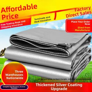 MONLEYTA | Thickened Sun Protection Cloth Canvas Waterproof Outdoor Heat Insulation Rainproof Oil Cloth Sails Canvas Tent Cloth