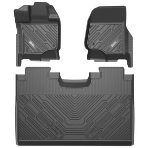 3W | All-TPE Floor Mats for Various Ford Models
