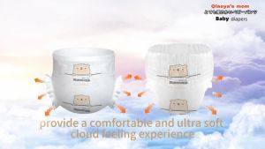 【Qiaoya Mom】 50pcs/Pack S M L XL XXL Size Baby Diaper Nappies Panties Nappy Changing Pull-up PANTS Ultra-thin Baby Gifts