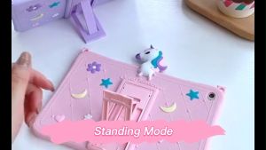 Samsung Galaxy Tablet Tab A7 A 7 T500 T505 10.4 inch 2020 Softcase Case Unicorn Kids Casing Cover Cute