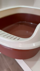 Cat Litter Box Tandas Kucing Murah Besar Free Scoop Toilet for Cats Tray 猫砂盆