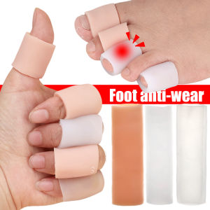 Pexmen Gel Toe Separator Finger Protector Silicone Toe Cushion Tubes Sleeves for Bunion Corns Blisters Calluses Foot Care Tool